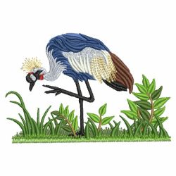 Crowned Crane 07(Lg) machine embroidery designs