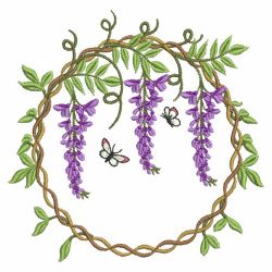 Wisteria 02(Sm) machine embroidery designs