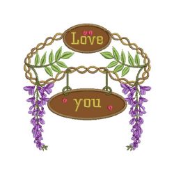 Wisteria 09(Md) machine embroidery designs