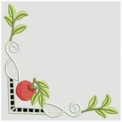 Cutwork Apple Corners 03(Lg)