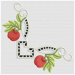 Cutwork Apple Corners 07(Sm) machine embroidery designs