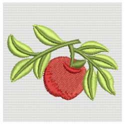 Cutwork Apple Corners 14(Sm) machine embroidery designs