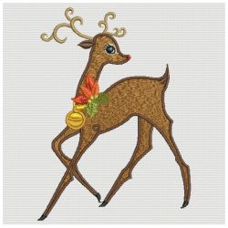 Christmas Reindeer(Md) machine embroidery designs