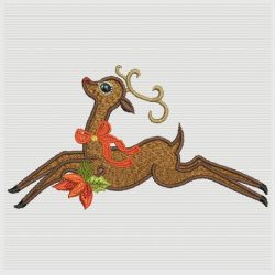 Christmas Reindeer 02(Md) machine embroidery designs