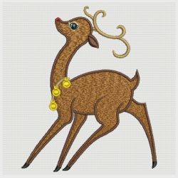 Christmas Reindeer 05(Md) machine embroidery designs