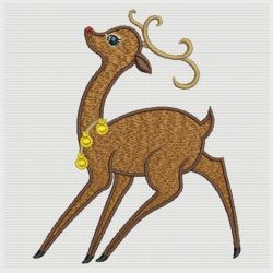 Christmas Reindeer 05(Sm) machine embroidery designs