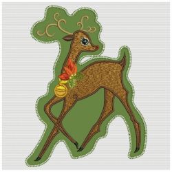 Christmas Reindeer 11(Md) machine embroidery designs