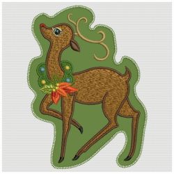 Christmas Reindeer 17(Md) machine embroidery designs