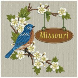 Missouri State Bird 08(Md) machine embroidery designs