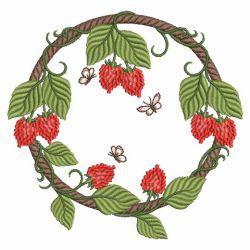Raspberries 06(Lg) machine embroidery designs