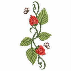 Raspberries 14(Md) machine embroidery designs