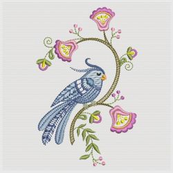 Jacobean Floral Birds 3(Lg) machine embroidery designs