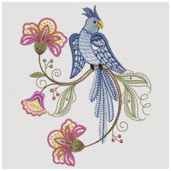 Jacobean Floral Birds 3 06(Md)