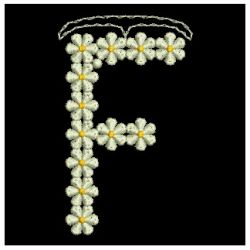 FSL Floral Letters 06 machine embroidery designs