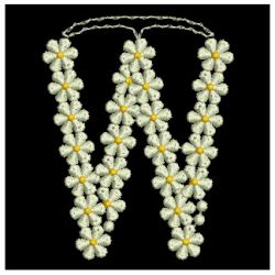 FSL Floral Letters 23