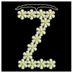 FSL Floral Letters 26
