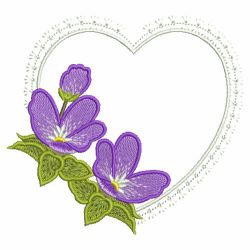 Hearts And Flowers 04(Sm) machine embroidery designs