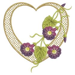 Hearts And Flowers 07(Sm) machine embroidery designs