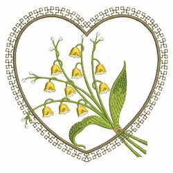 Hearts And Flowers 09(Lg) machine embroidery designs