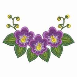 African Violet 02(Lg) machine embroidery designs