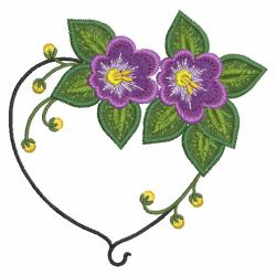 African Violet 04(Lg) machine embroidery designs