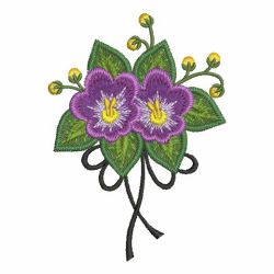 African Violet 09(Sm) machine embroidery designs