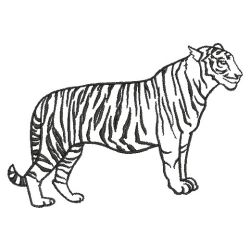 Wild Animal Outlines(Md) machine embroidery designs