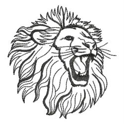 Wild Animal Outlines 08(Lg) machine embroidery designs