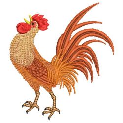 Rooster & Hen 10 machine embroidery designs