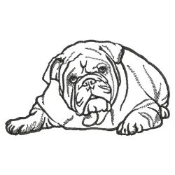 Dog Outlines 02(Md) machine embroidery designs