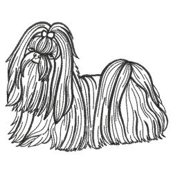 Dog Outlines 03(Sm) machine embroidery designs
