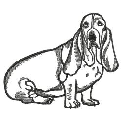 Dog Outlines 04(Sm) machine embroidery designs