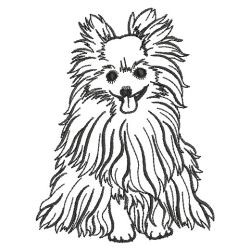 Dog Outlines 06(Sm) machine embroidery designs