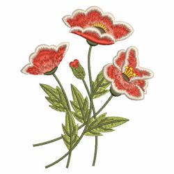 Poppies(Sm) machine embroidery designs