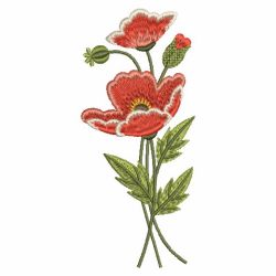 Poppies 02(Lg) machine embroidery designs