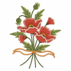 Poppies 04(Md) machine embroidery designs