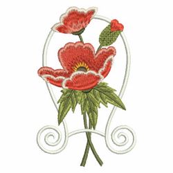 Poppies 09(Md) machine embroidery designs