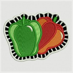 Cutwork Vegetables machine embroidery designs