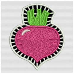 Cutwork Vegetables 05 machine embroidery designs