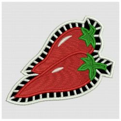 Cutwork Vegetables 06 machine embroidery designs