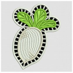 Cutwork Vegetables 10 machine embroidery designs