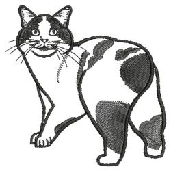 Cat Outlines 05(Sm) machine embroidery designs