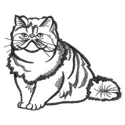 Cat Outlines 09(Sm) machine embroidery designs