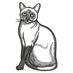 Cat Outlines 11(Md) machine embroidery designs