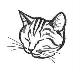 Cat Outlines 16(Sm) machine embroidery designs