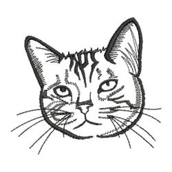 Cat Outlines 19(Sm) machine embroidery designs