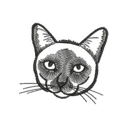 Cat Outlines 20(Sm) machine embroidery designs