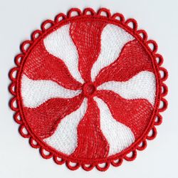 FSL Swirl Candy Coasters 04 machine embroidery designs