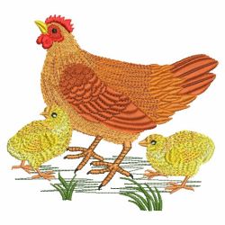 Chickens 02(Md) machine embroidery designs