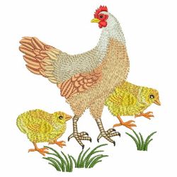 Chickens 11(Lg) machine embroidery designs